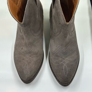 Women's‎ Chocolat Blu Suede Leather Western Style Ankle Boot Size 37 EU/ 6.5 US